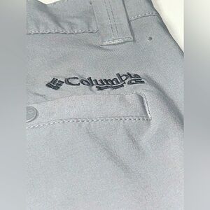 Columbia PFG Gray Cargo Pants Performance Fishing Gear Lightweight Relaxed Fit